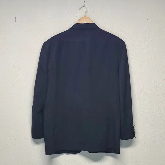 Gian Franco Ruffini Black Faux Suede Blazer Jacket Size see measurements - Picture 3 of 6